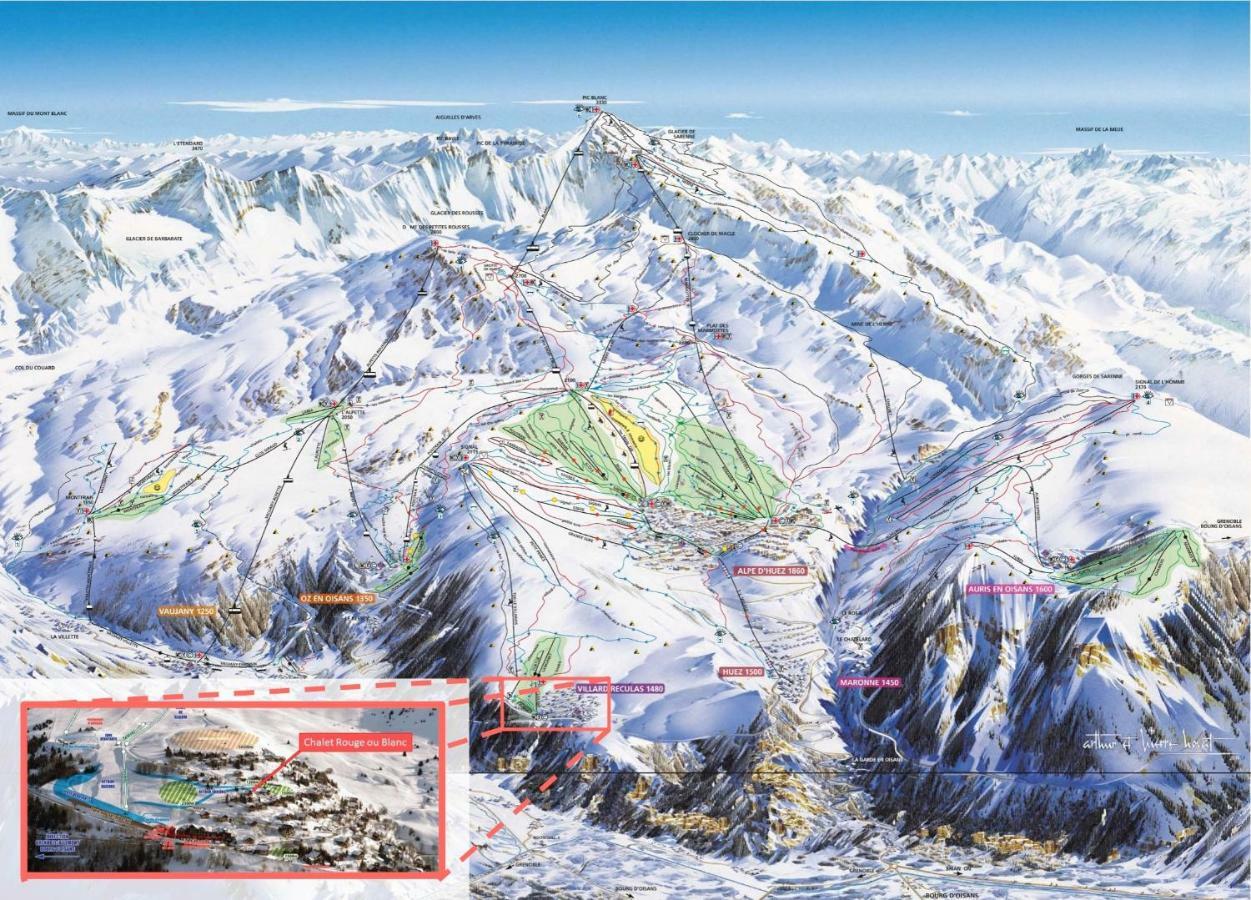 Chalet Rouge Ou Blanc Villard-Reculas Esterno foto